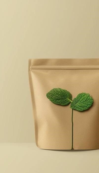 ecofriendly food packaging, minimalistic, photorealistic-1-1